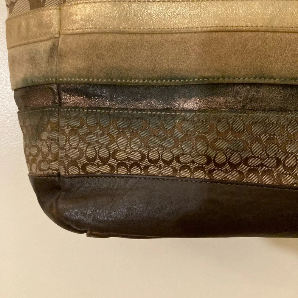 Coach Tote No. F11529 VINTAGE PATCHWORK EDITION shoulderbag and Wallet set - Picture 9 of 10